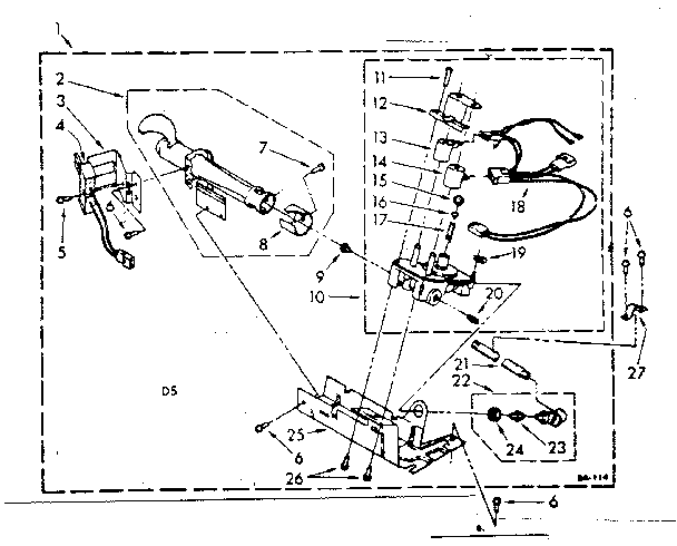 Kenmore 11089416720 burner assembly diagram