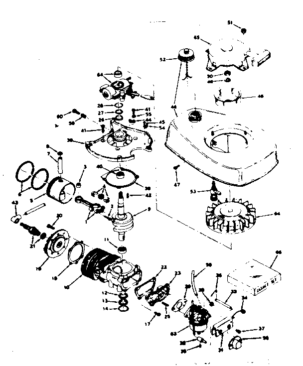 Craftsman 21758541 engine diagram