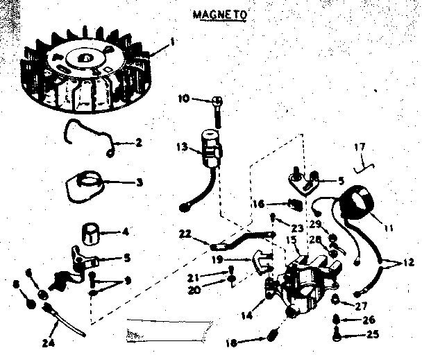 Craftsman 21758541 magneto diagram