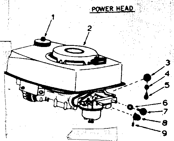 Craftsman 21758541 power head diagram