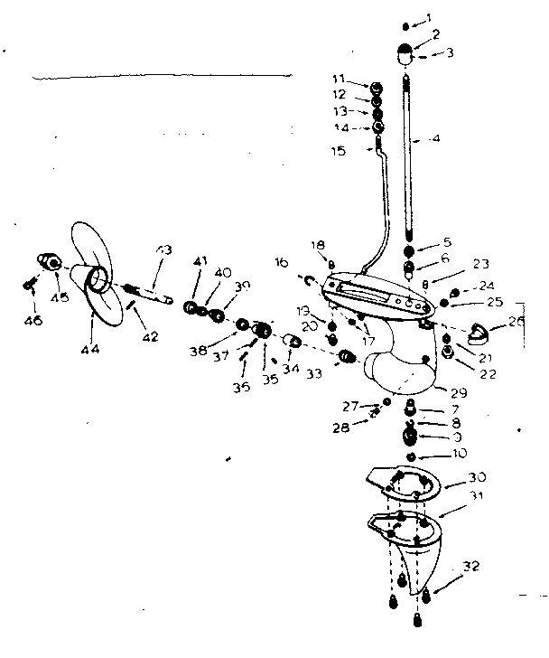 Craftsman 21758541 gear housing assembly diagram