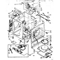 Kenmore 11087475930 cabinet parts diagram