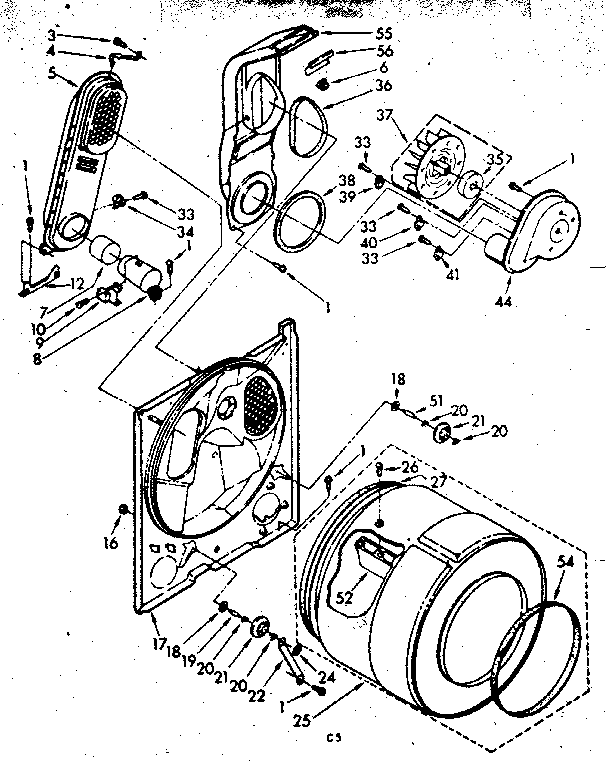 Kenmore 11087475930 bulkhead parts diagram