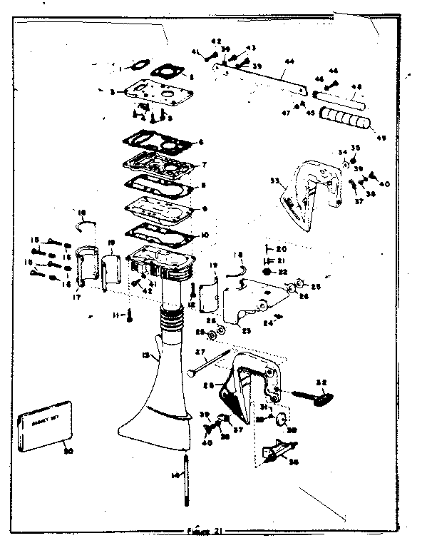 Craftsman 217585410 column assembly diagram