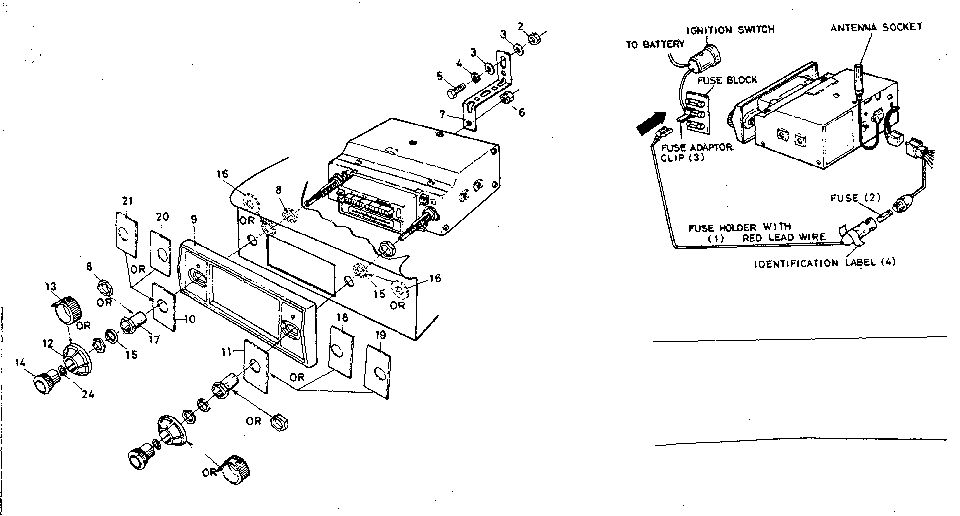 LXI 564504921 electrical connections parts diagram