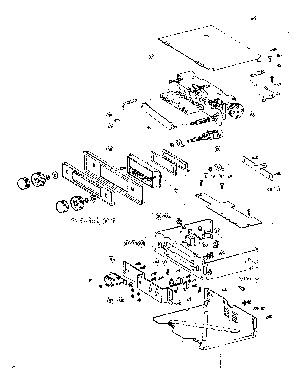 LXI 564626470 cabinet & chassis diagram