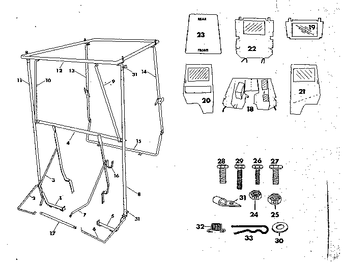 Craftsman 92234173 replacement parts diagram