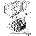 Kenmore 1067791180 cabinet parts diagram