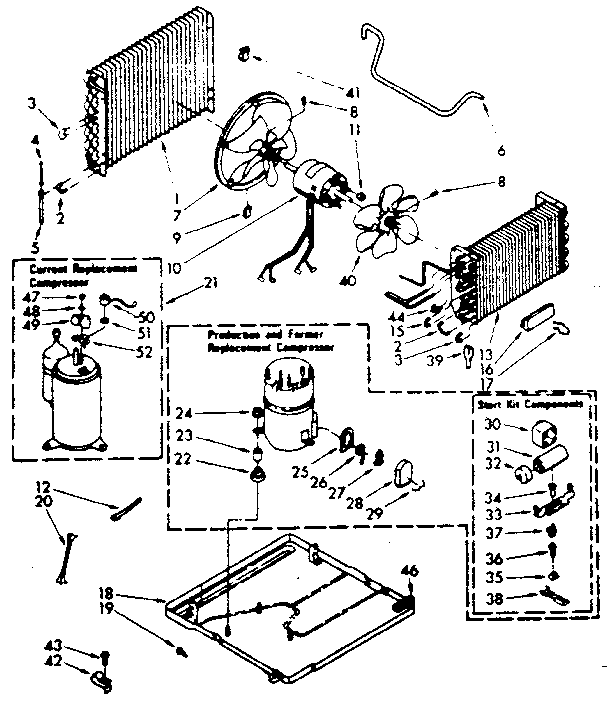 Kenmore 1067761151 unit parts diagram