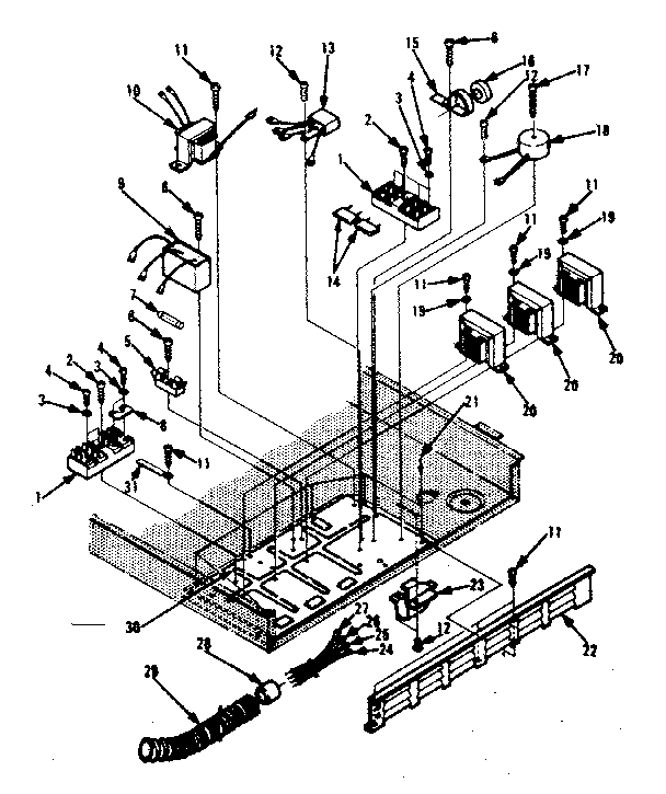 Kenmore 5644498510 power supply parts diagram
