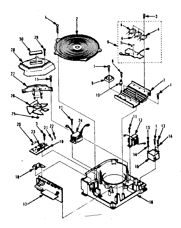 Kenmore 5644498510 high power work coil diagram