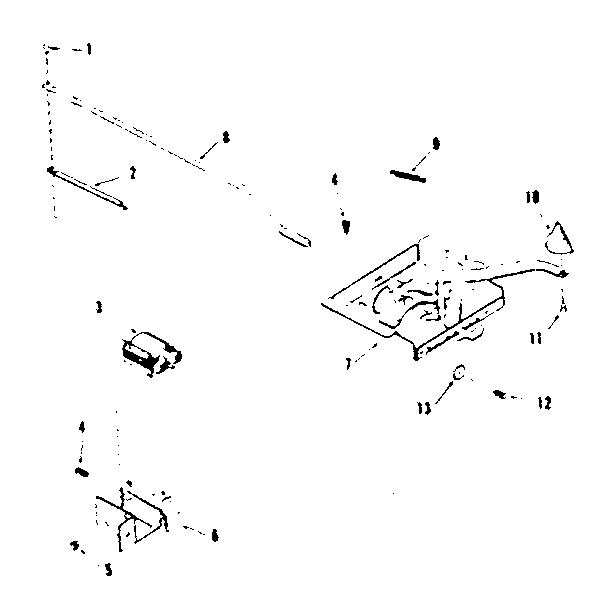 Kenmore 9119378610 power lock section diagram