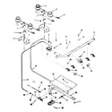 Kenmore 9117118610 burner section diagram