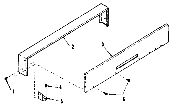Kenmore 9117108610 backguard section diagram