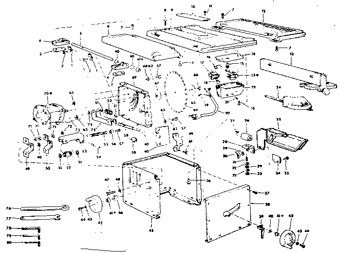 Craftsman 113221610 unit diagram