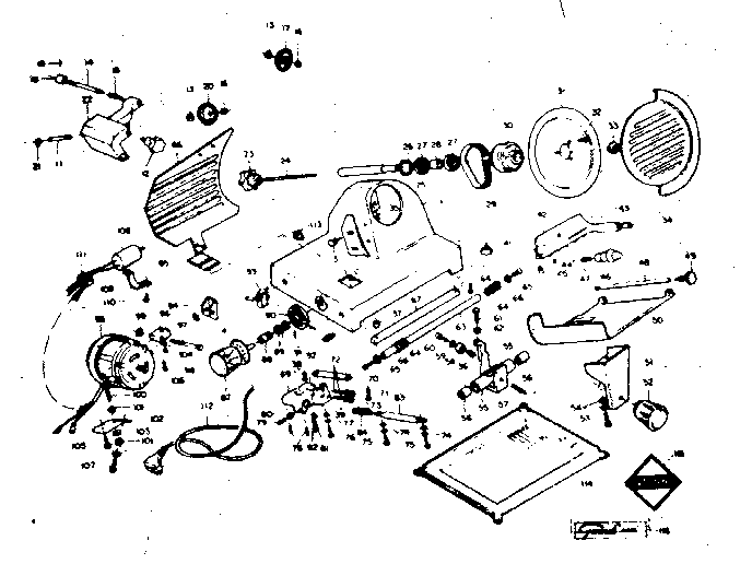 General Slicing SM-9A replacement parts diagram