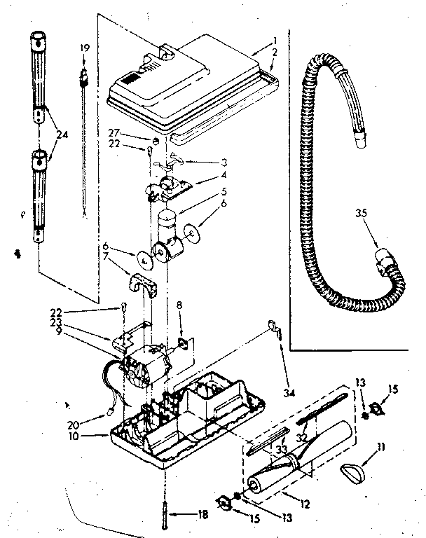 Kenmore 1165411081 power-mate parts diagram