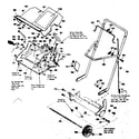 Aircap 8430B-888 frame, handle & shroud detail diagram