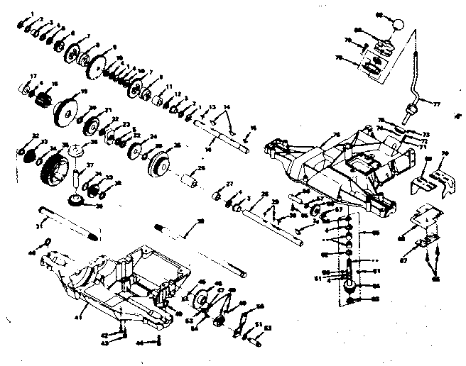 Craftsman 9174010-7 transaxle diagram