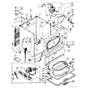 Kenmore 11087592820 cabinet parts diagram