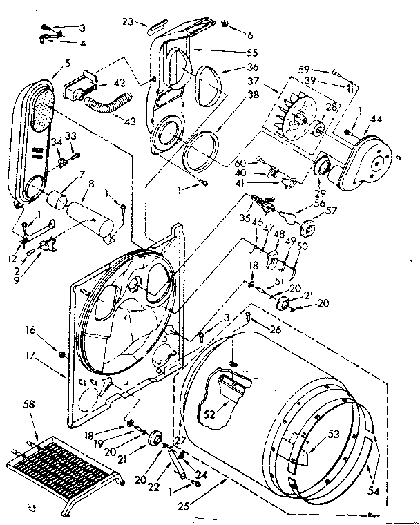 Kenmore 11087592620 bulkhead parts diagram