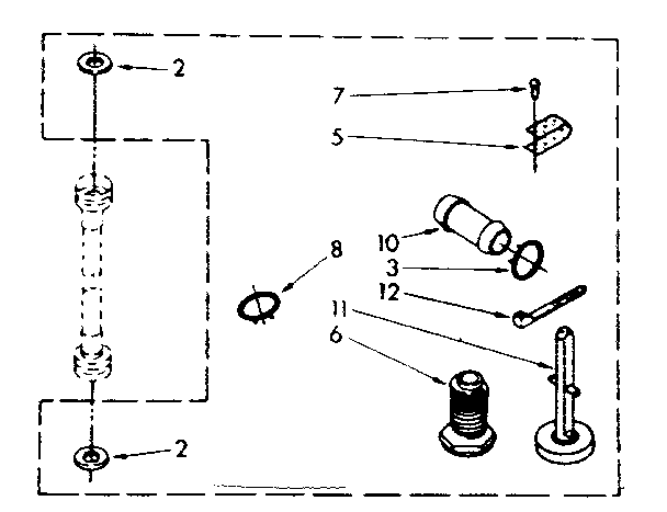 Kenmore 11082380810 miscellaneous parts diagram
