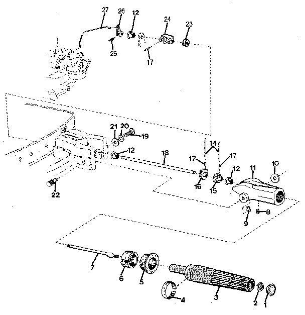 Craftsman 217586254 twist grip assembly diagram