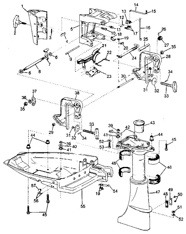 Craftsman 217586254 column assembly diagram