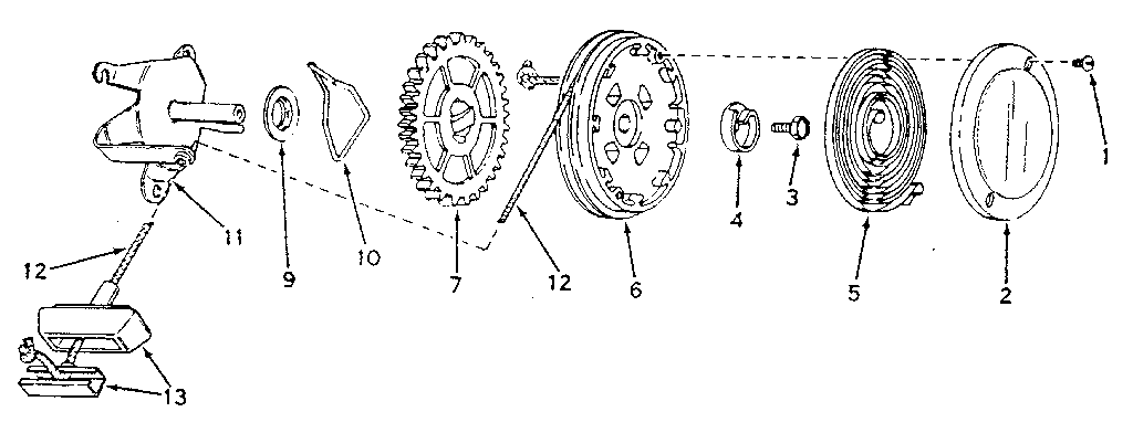 Craftsman 217586254 rewind assembly 590517 diagram