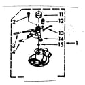 Kenmore 11082374100 water pump parts diagram