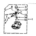 Kenmore 11083374610 water pump parts diagram