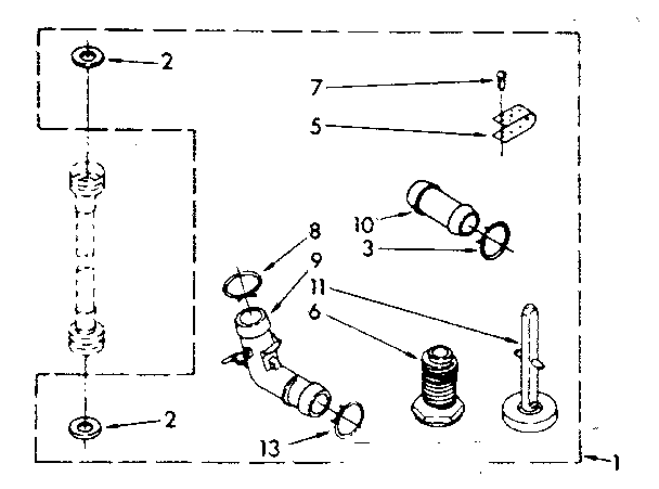 Kenmore 11082374810 miscellaneous parts diagram