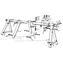 Sears 701720845-84 frame assembly no. 113 (open parts bag no. 4044060) diagram