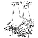 Sears 701720845-84 lawnswing assembly no. 105 (open parts bag no. 4943310) diagram
