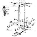 Sears 70172045-83 glideride assembly no. 103 open parts bag no. 4942320 diagram