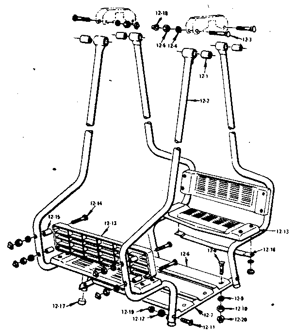 Sears 70172749-78 lawnswing assembly diagram