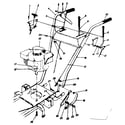 Craftsman 247881122 handle assembly diagram