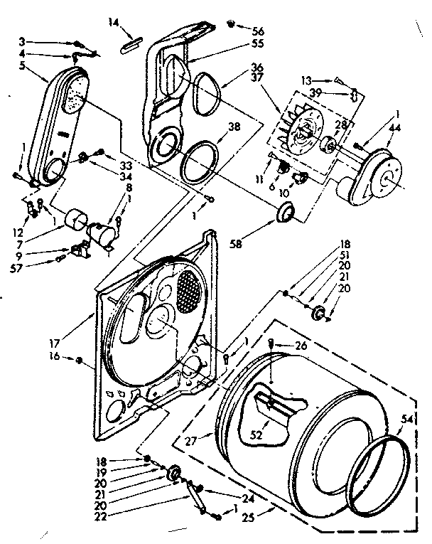 Kenmore 11087566310 bulkhead parts diagram