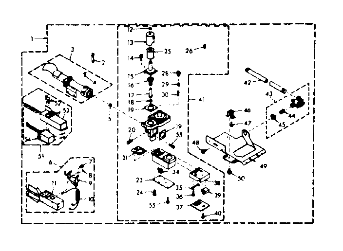 Kenmore 1106817610 burner assembly diagram