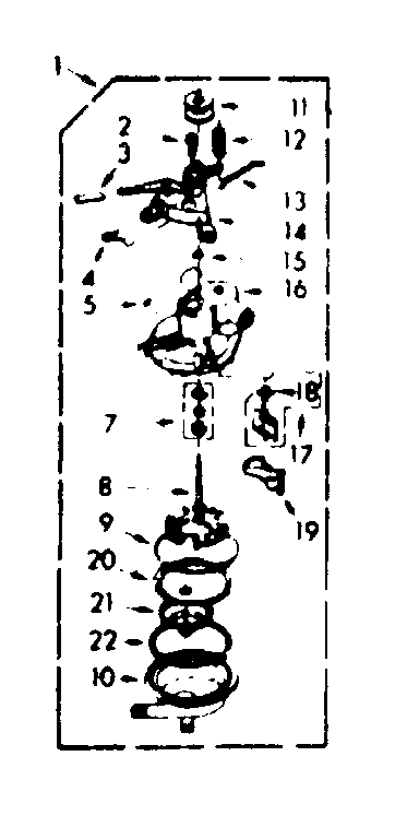 Kenmore 1106824561 pump assembly diagram