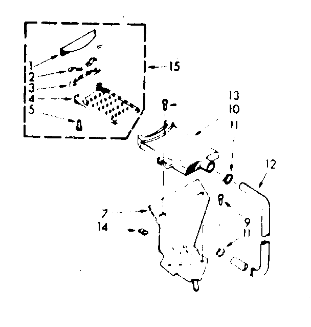 Kenmore 1106824523 filter assembly diagram