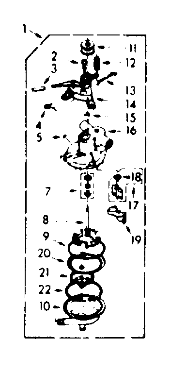 Kenmore 1106824524 pump assembly diagram