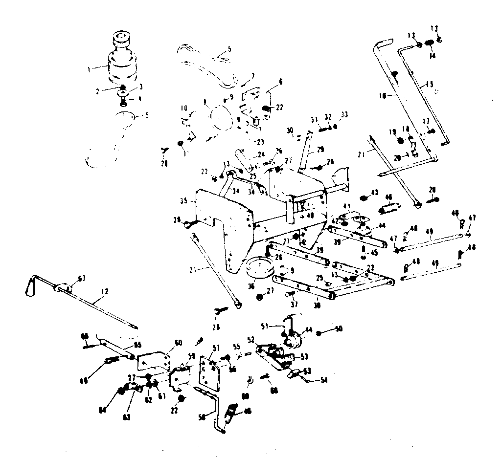 Craftsman 13181170 mounting plate assembly diagram