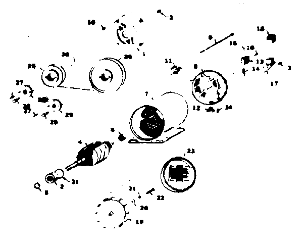 Craftsman 58031246 stator assembly diagram