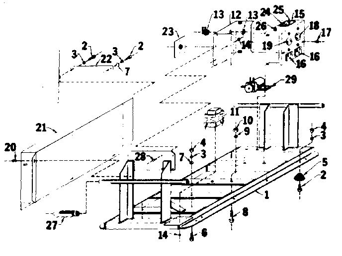 Craftsman 58031266 mounting base diagram