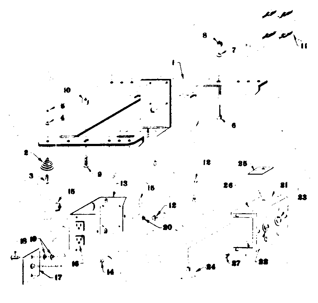 Craftsman 5803183-5 mounting base diagram