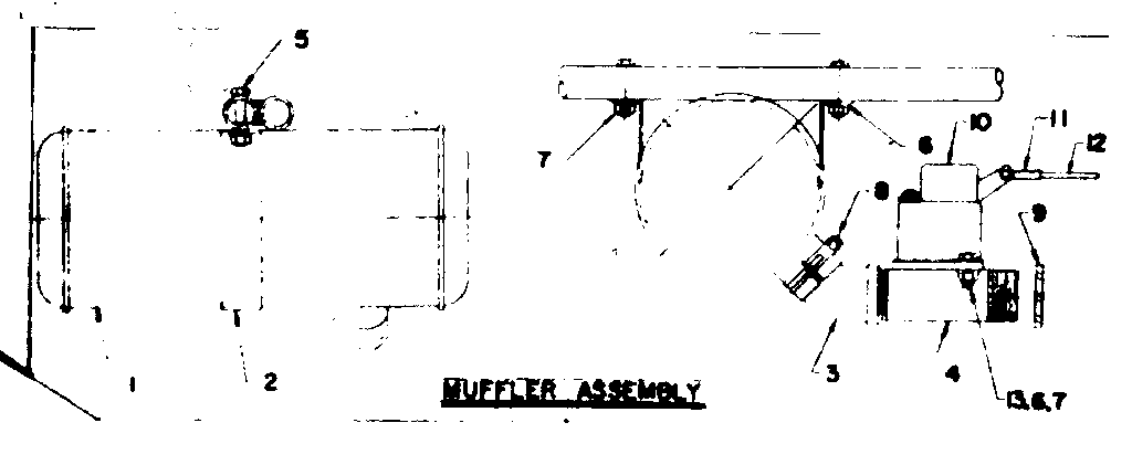 Craftsman 5803183-5 muffler assembly diagram