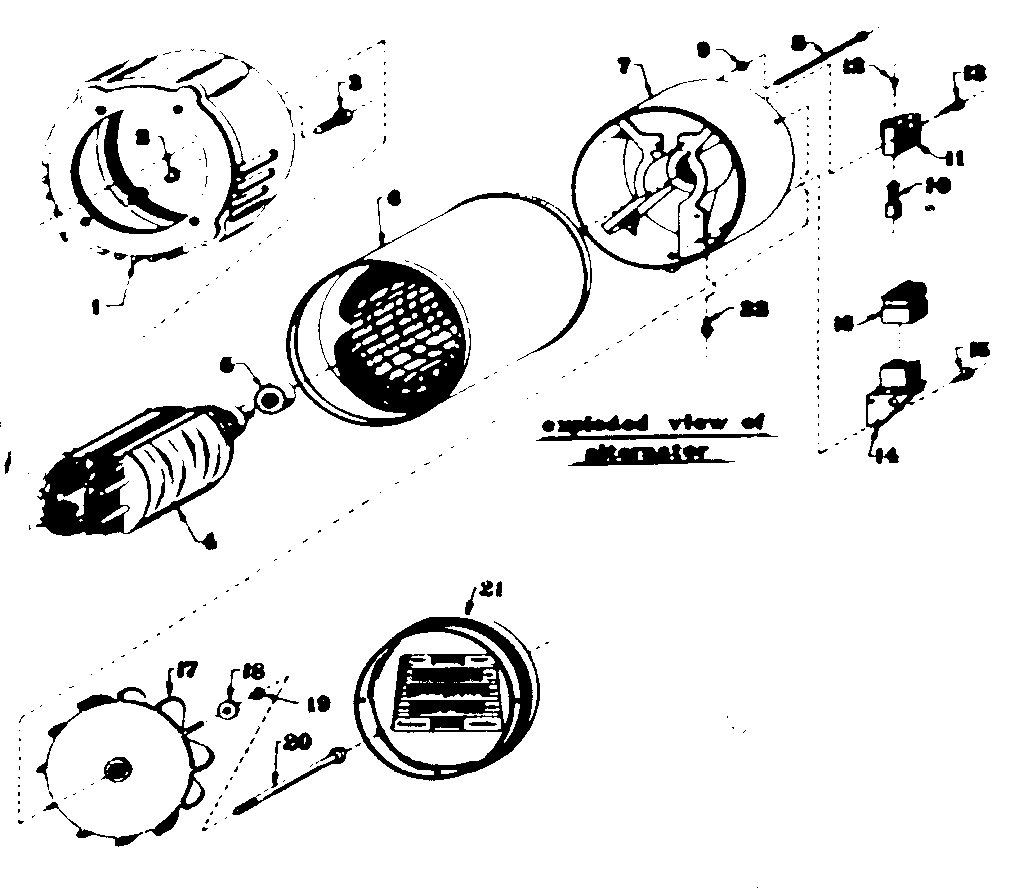Craftsman 58031895 stator assembly diagram