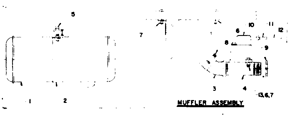 Craftsman 58031895 muffler assembly diagram