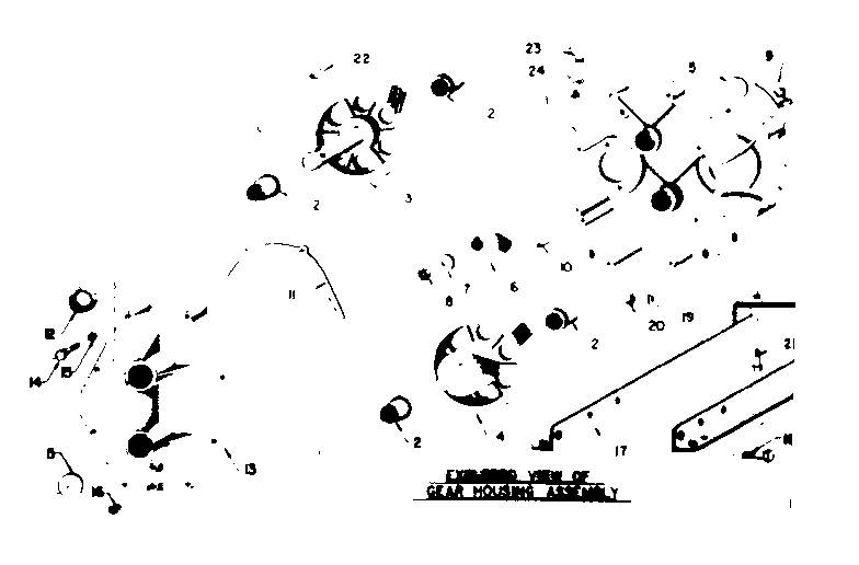 Craftsman 58055620 gear housing assembly diagram